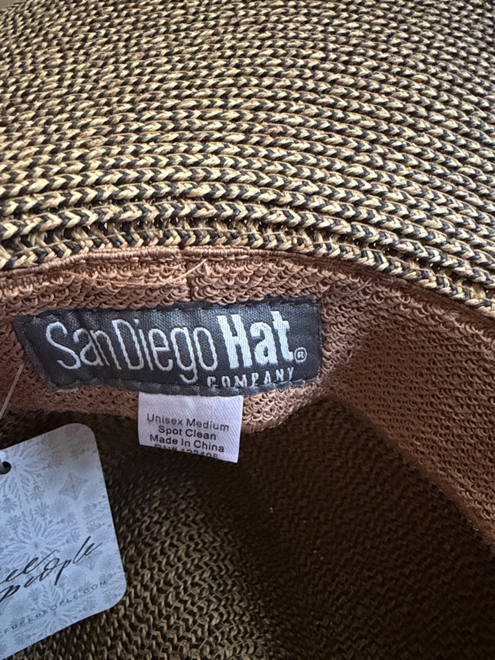 NWT San Diego Hat Company El Campo 5" Brim Sun Hat - Unisex Medium - Picture 9 of 9